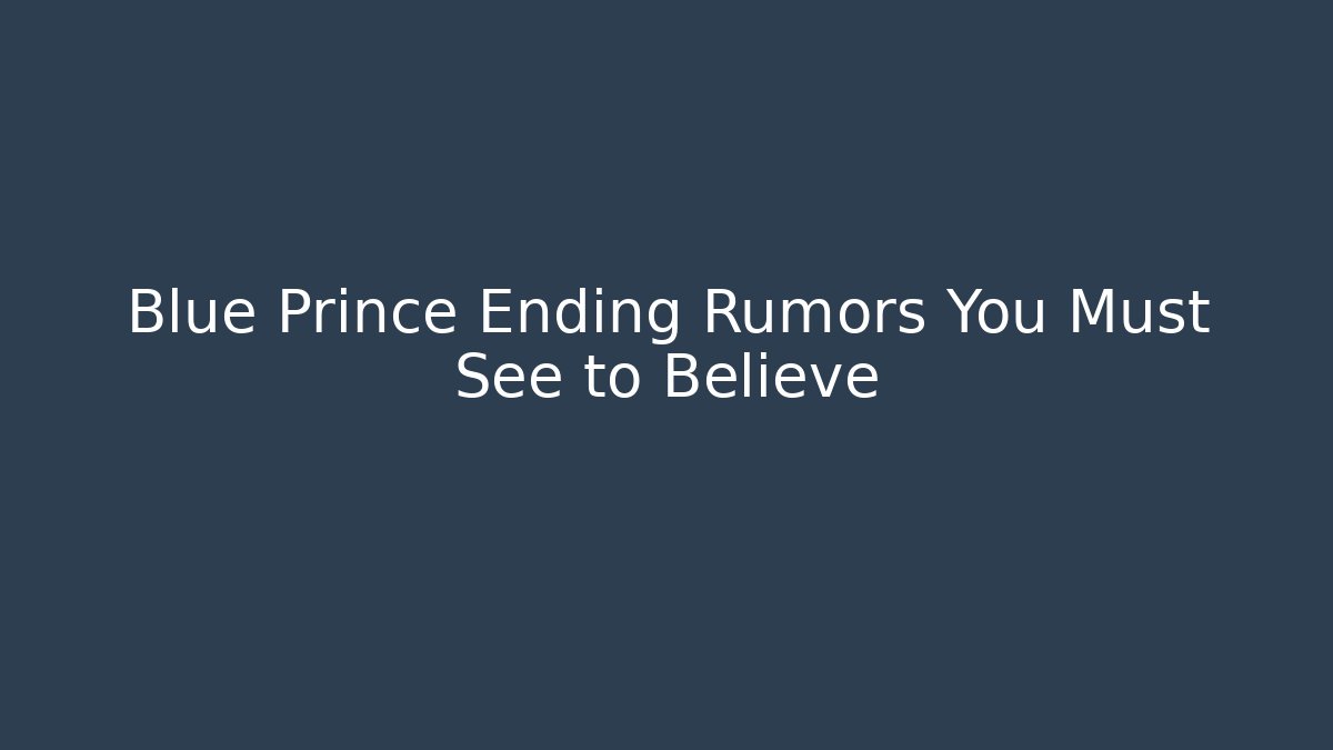 Blue Prince Ending Rumors You Must See to Believe