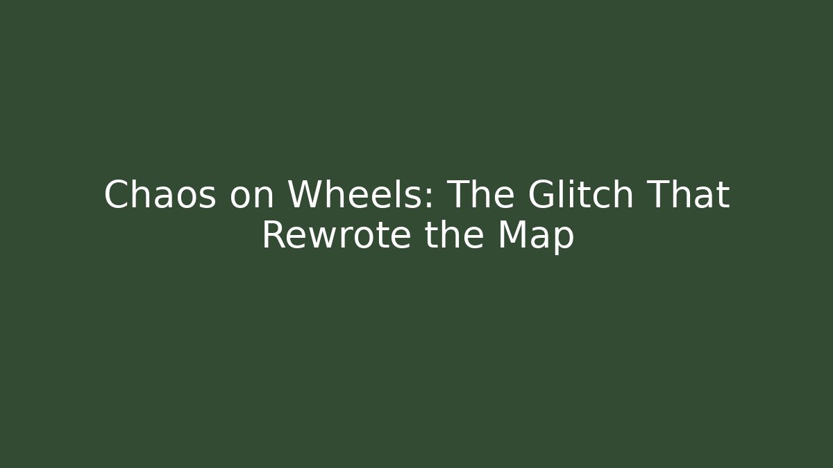 Chaos on Wheels: The Glitch That Rewrote the Map