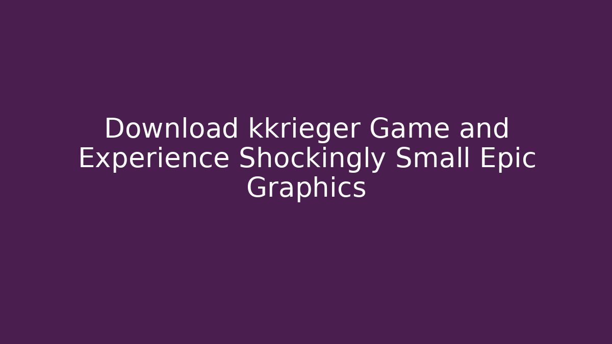 Download kkrieger Game and Experience Shockingly Small Epic Graphics - Celivion
