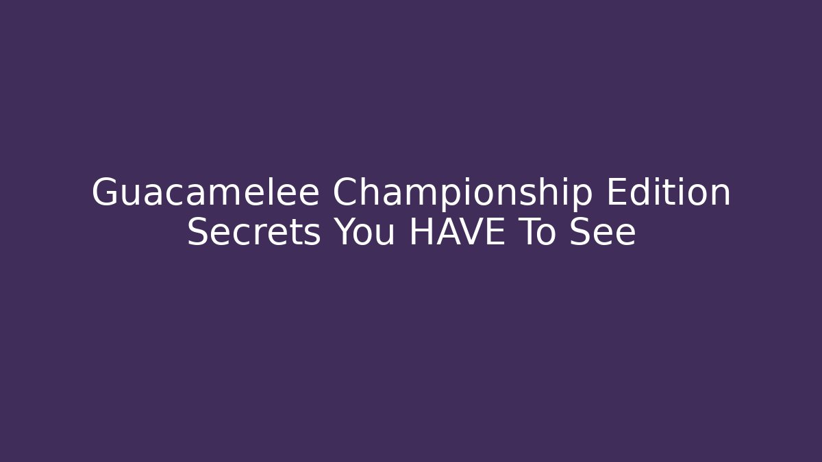 Guacamelee Championship Edition Secrets You HAVE To See - Celivion