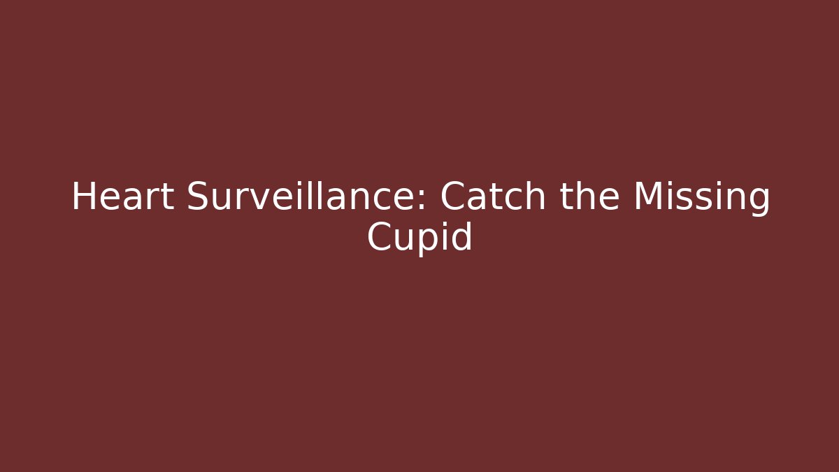 Heart Surveillance: Catch the Missing Cupid
