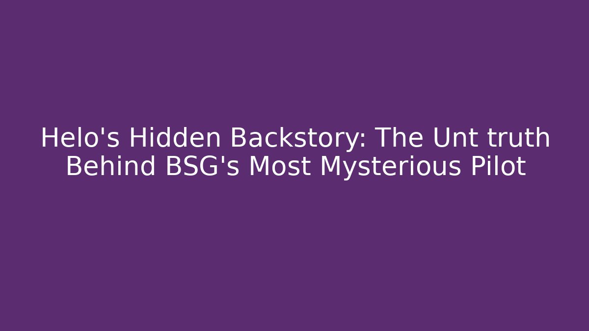 Helo's Hidden Backstory: The Unt truth Behind BSG's Most Mysterious Pilot