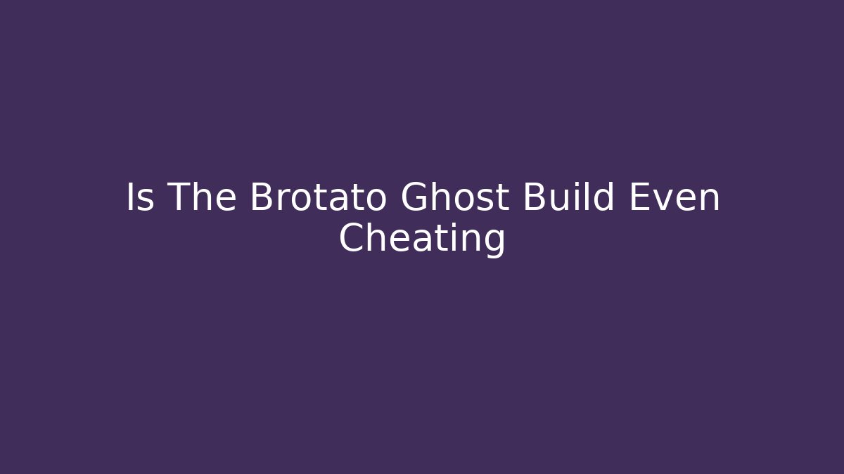 Is The Brotato Ghost Build Even Cheating - Celivion