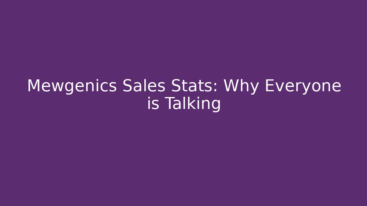 Mewgenics Sales Stats: Why Everyone is Talking