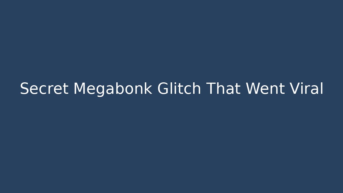 Secret Megabonk Glitch That Went Viral