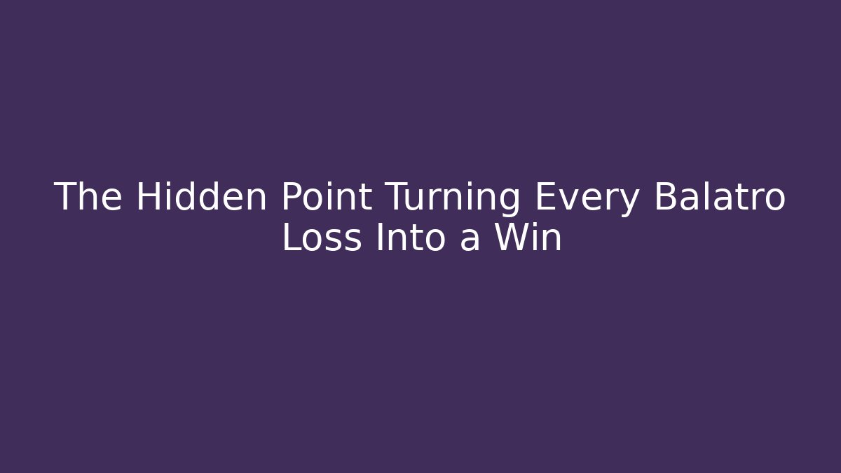 The Hidden Point Turning Every Balatro Loss Into a Win - Celivion