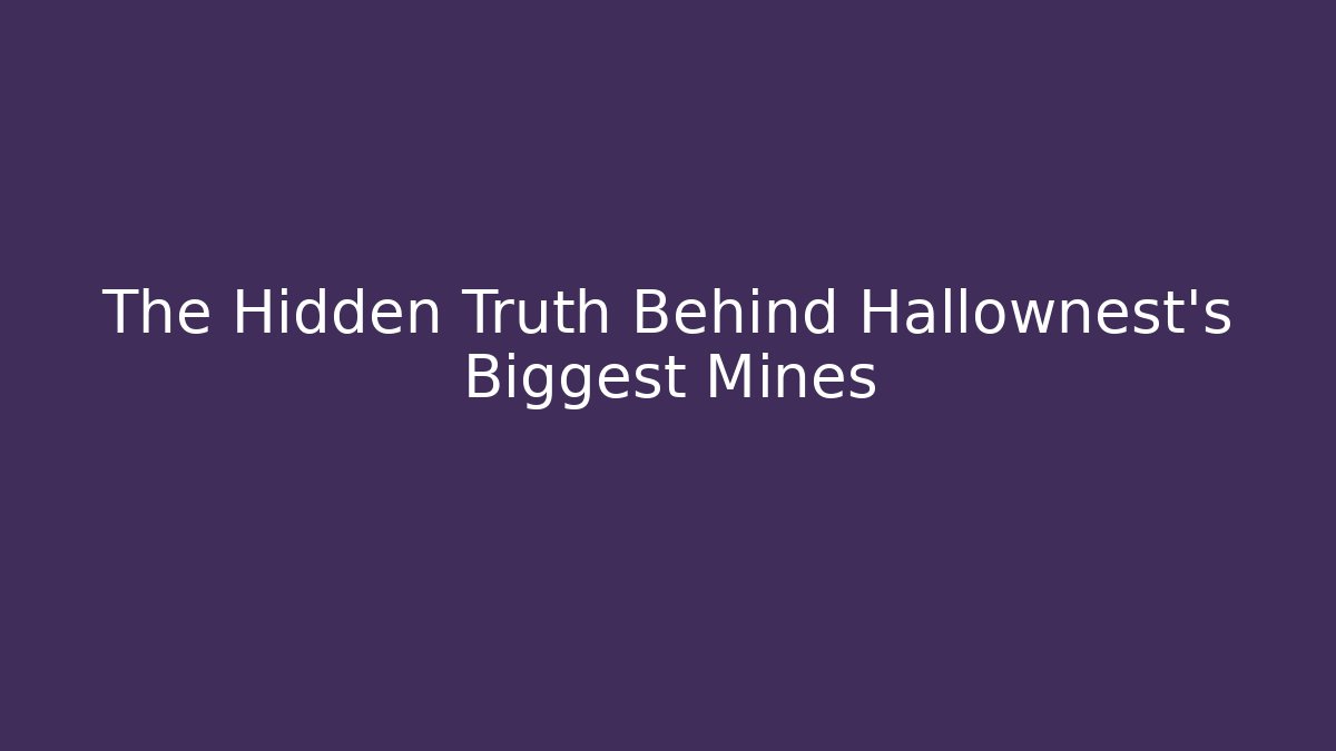 The Hidden Truth Behind Hallownest's Biggest Mines - Celivion