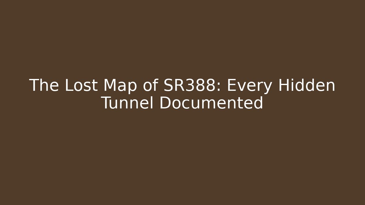 The Lost Map of SR388: Every Hidden Tunnel Documented