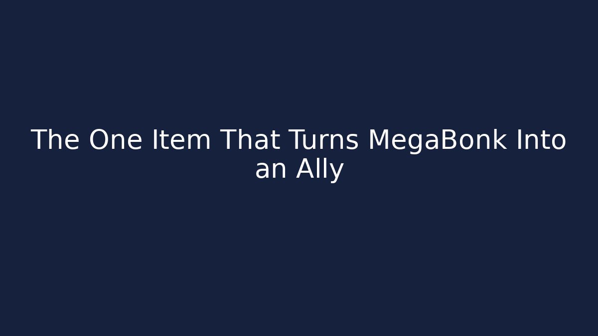 The One Item That Turns MegaBonk Into an Ally