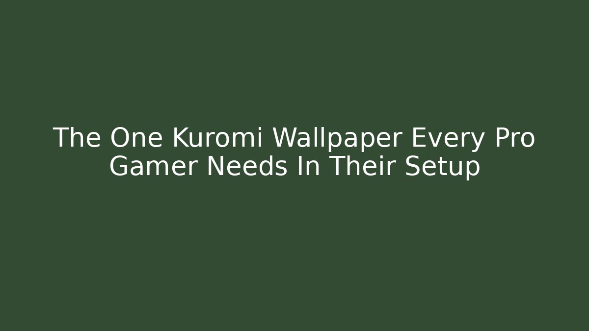 The One Kuromi Wallpaper Every Pro Gamer Needs In Their Setup - Celivion