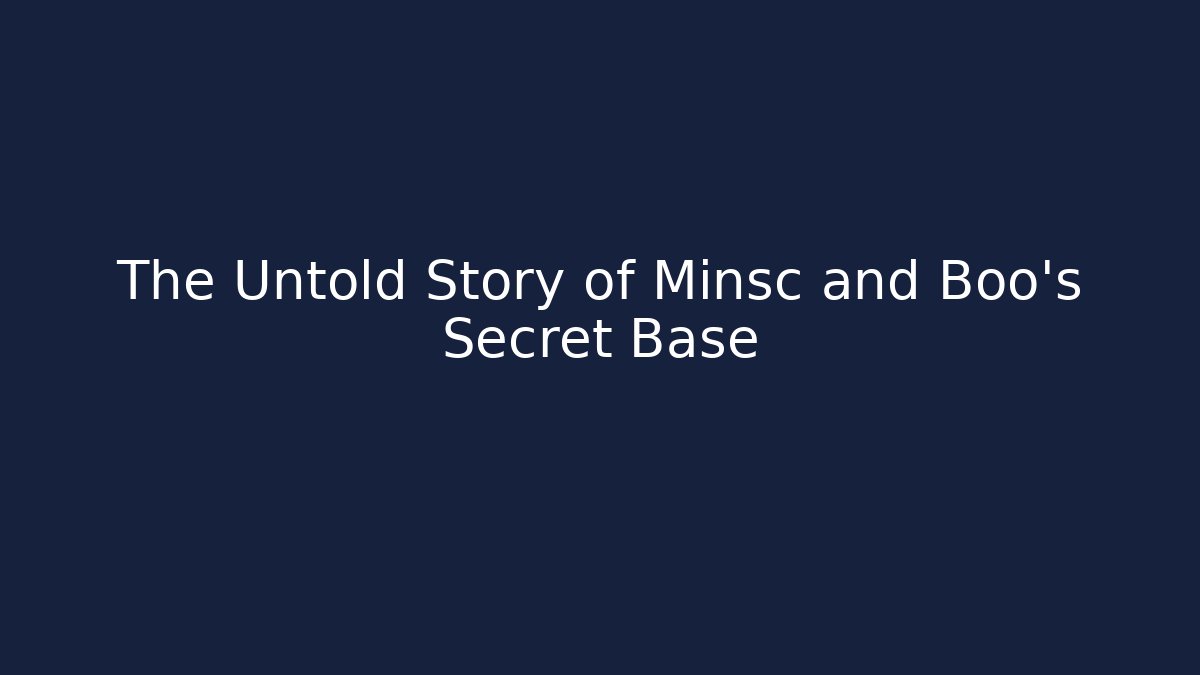 The Untold Story of Minsc and Boo's Secret Base