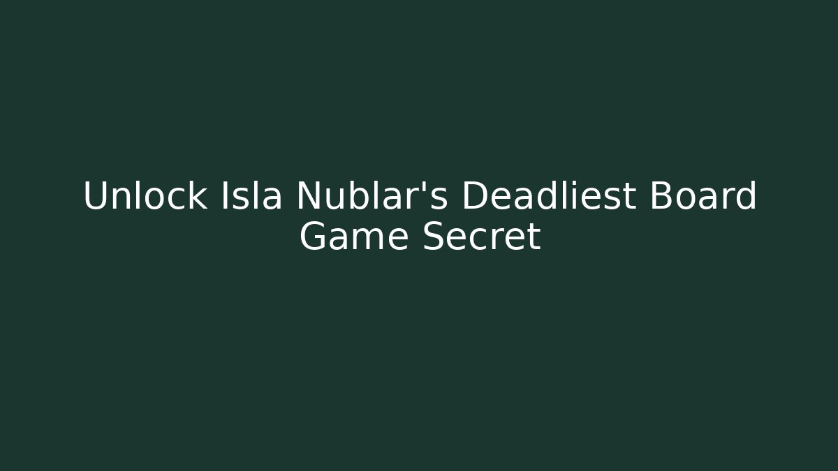 Unlock Isla Nublar's Deadliest Board Game Secret