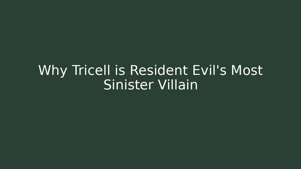 Why Tricell is Resident Evil’s Most Sinister Villain
